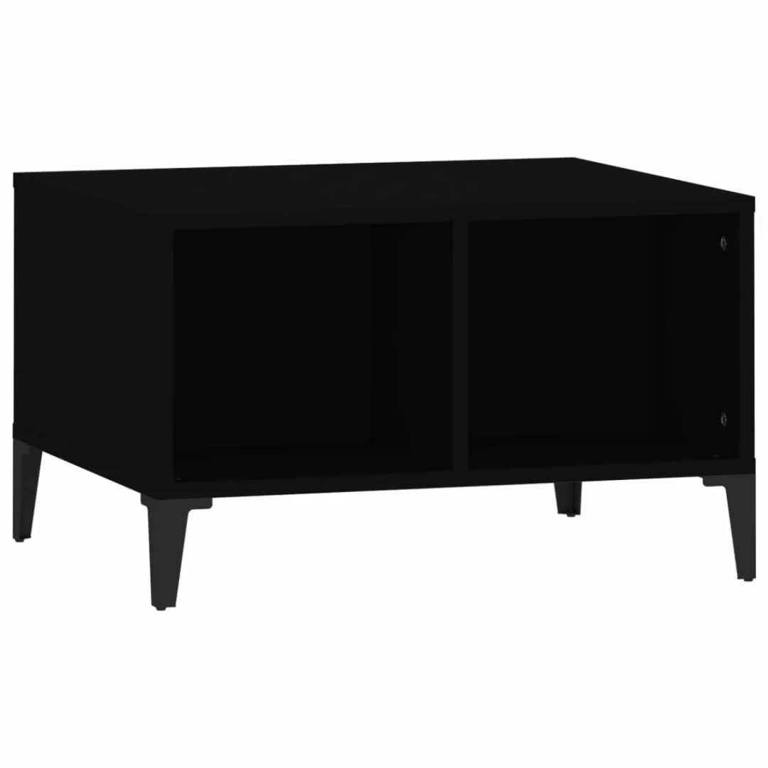 Vidaxl Couchtisch Schwarz 60x50x36,5 Cm Holzwerkstoff günstig online kaufen