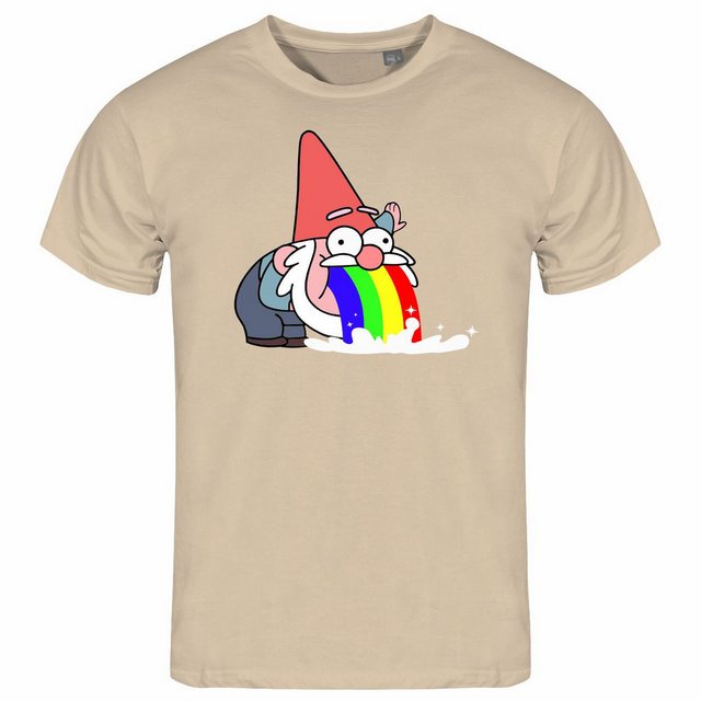 deinshirt Print-Shirt Herren T-Shirt Kotzender Zwerg Funshirt mit Motiv günstig online kaufen