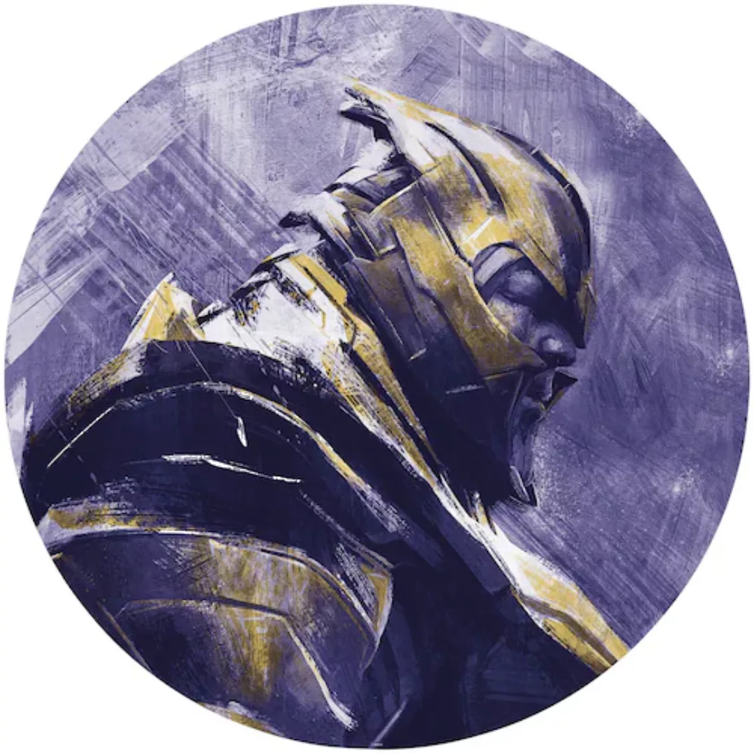 KOMAR Selbstklebende Vlies Fototapete/Wandtattoo - Avengers Painting Thanos günstig online kaufen