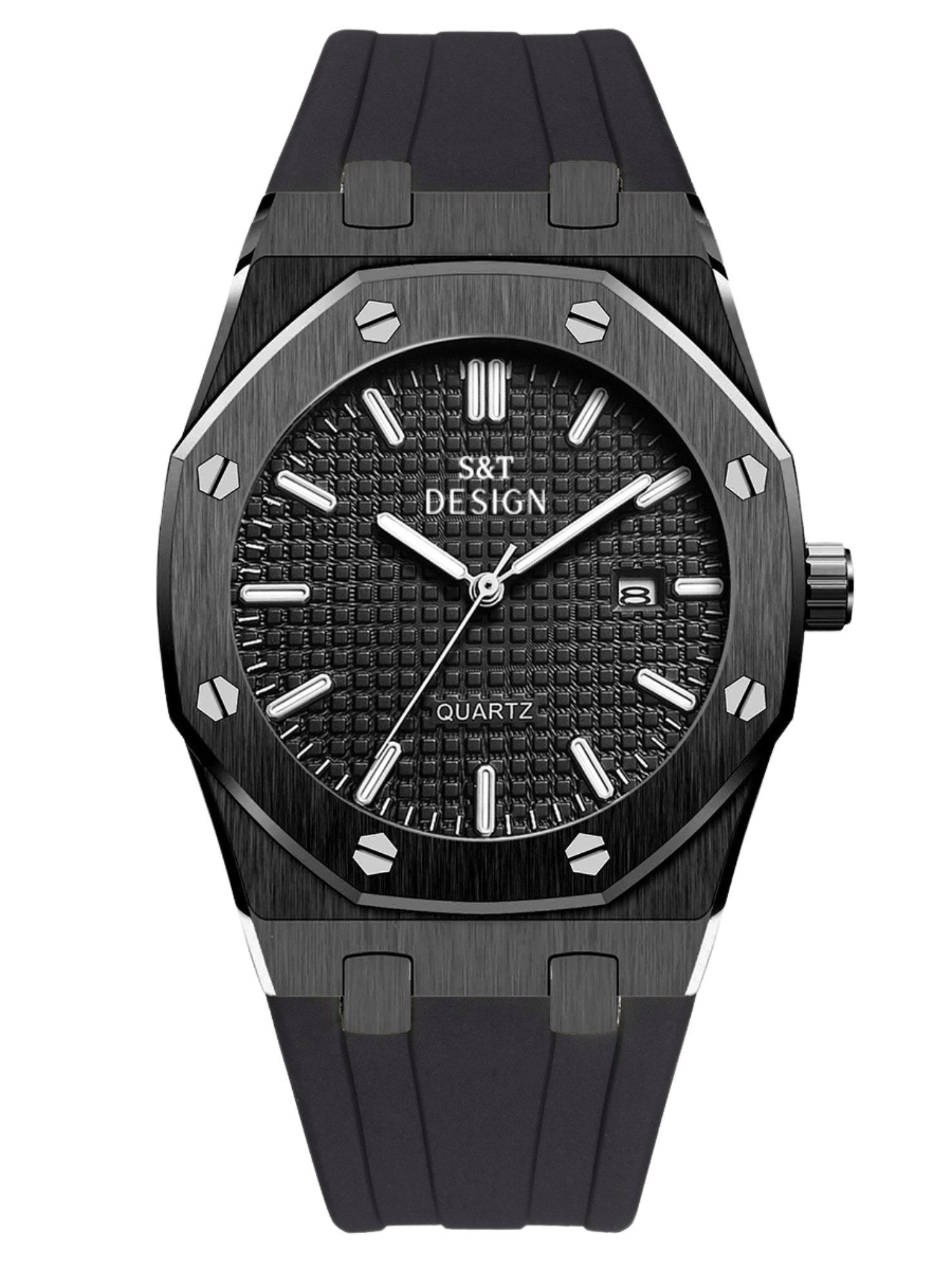 S&T Design Quarzuhr Herren Uhr Edelstahl günstig online kaufen