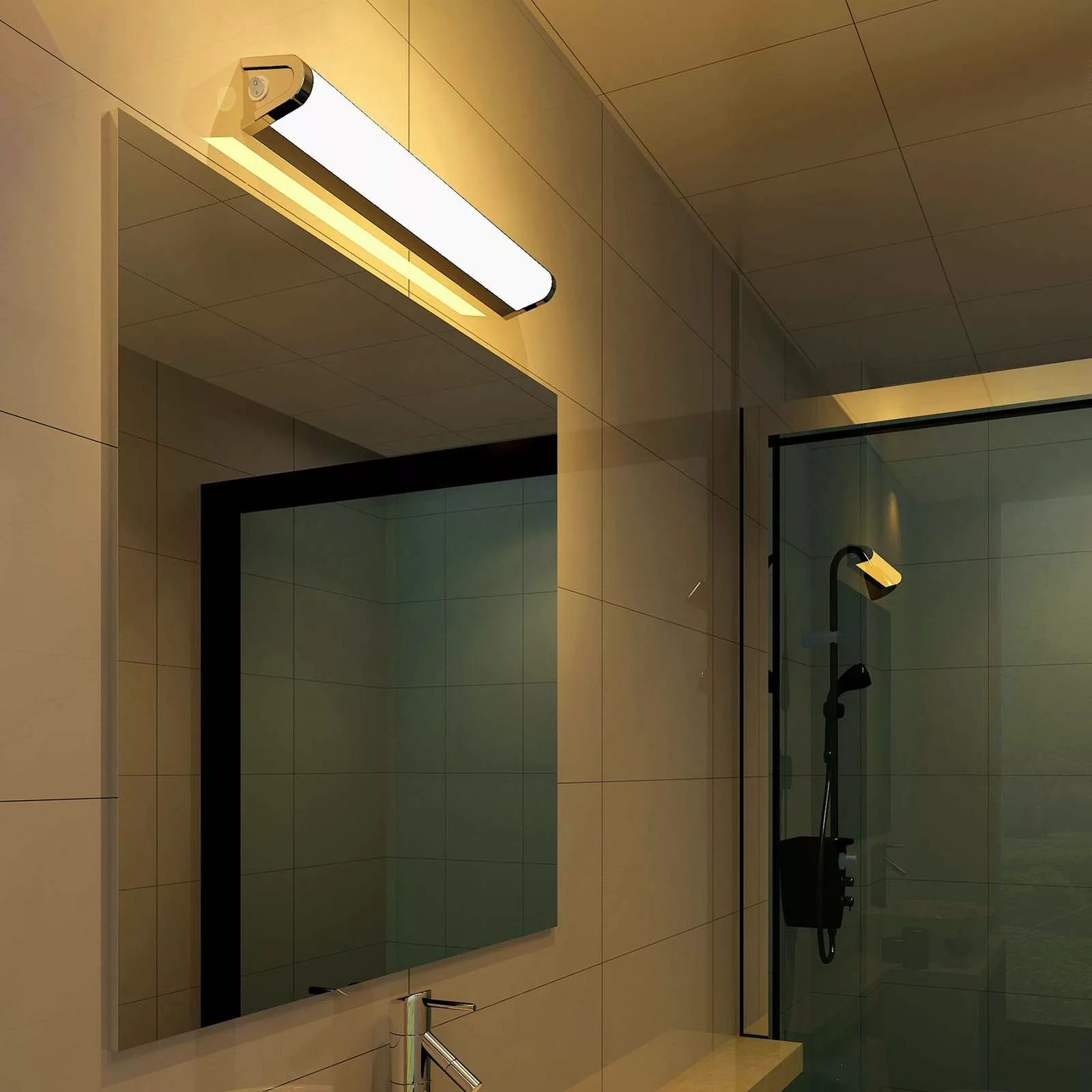 LED-Wandleuchte 511106 für Spiegel, mit Schalter günstig online kaufen