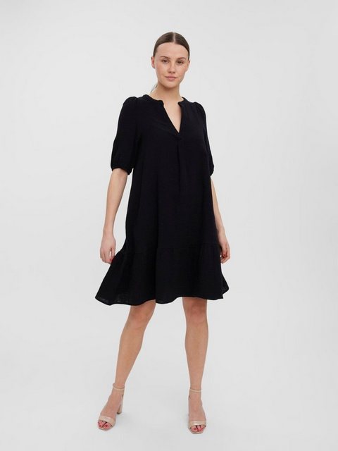 Vero Moda Shirtkleid Halbarm Midi Blusen Tunika Kleid VMNATALI (knielang, 1 günstig online kaufen