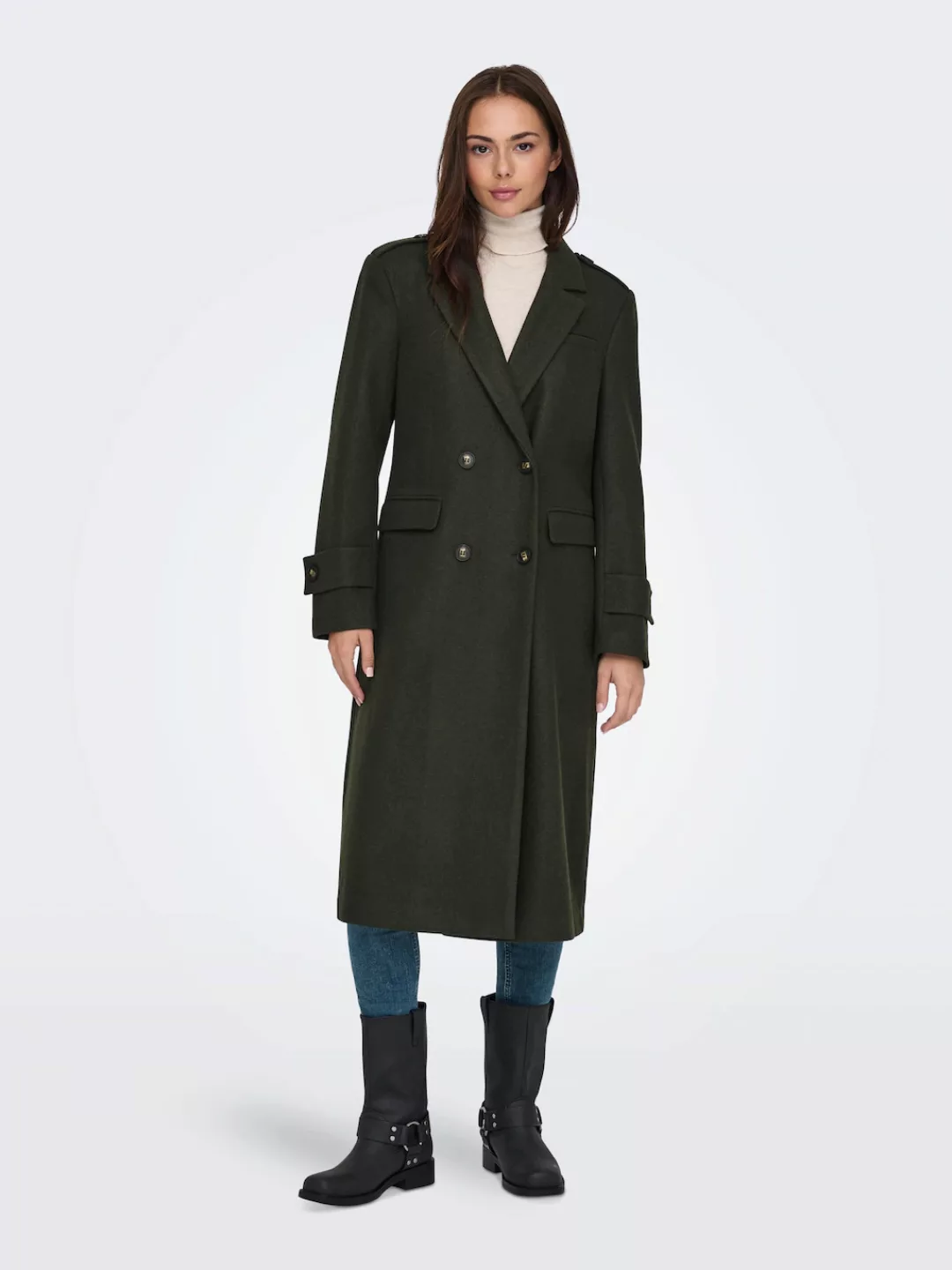 ONLY Langmantel "ONLNANCY LIFE MILI LONG COAT CC OTW" günstig online kaufen