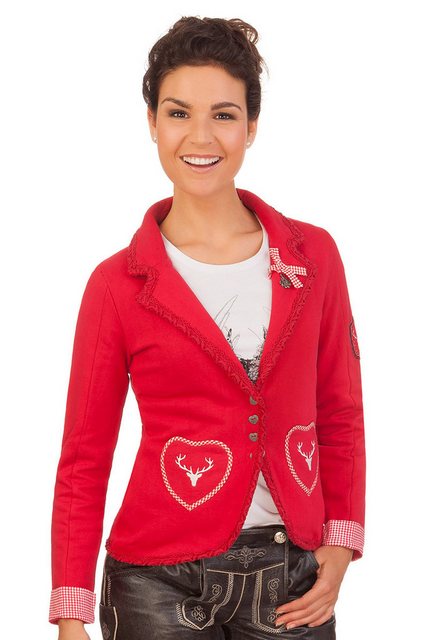 Hangowear Trachtenjanker Trachtenjacke Damen - FADRINA - rot günstig online kaufen