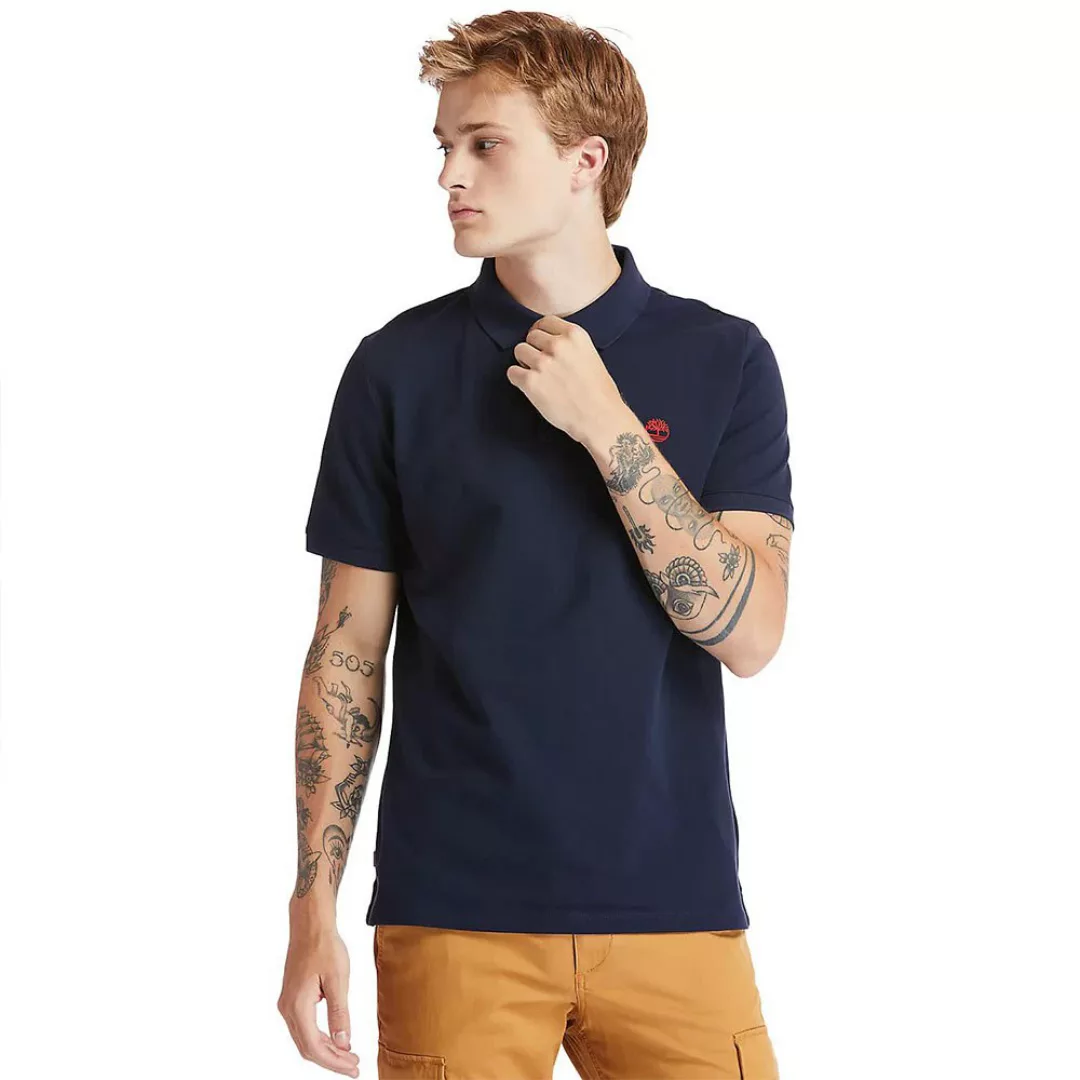 Timberland Millers River Piqué Regular Short Sleeve Polo Shirt M Dark Sapph günstig online kaufen