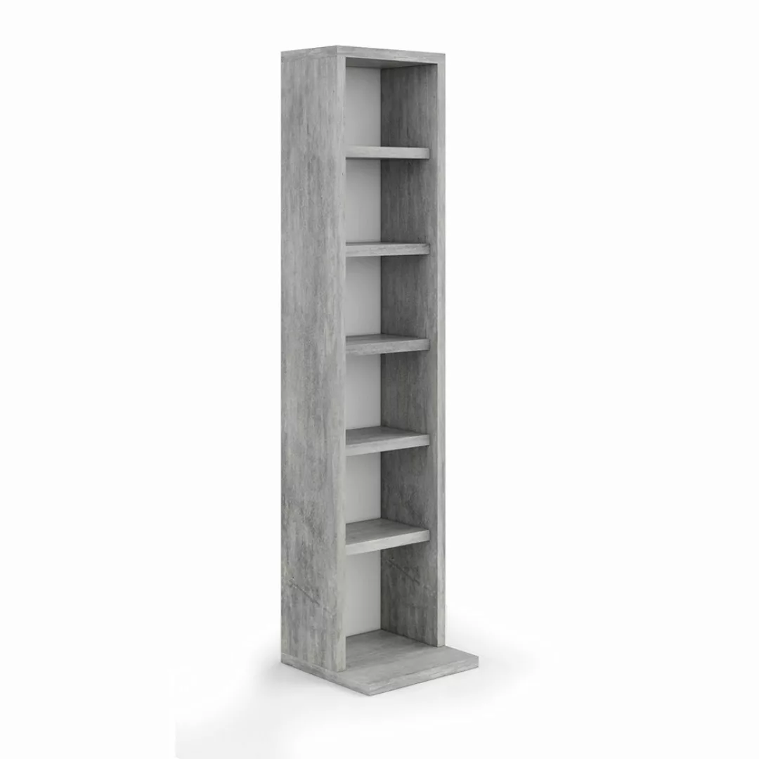 Vicco CD-Regal, Beton, 21 x 91.8 günstig online kaufen