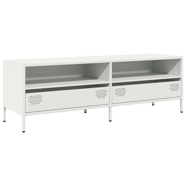 vidaXL TV-Schrank TV-Schrank Weiß 135x39x43,5 cm Kaltgewalzter Stahl (1-St) günstig online kaufen