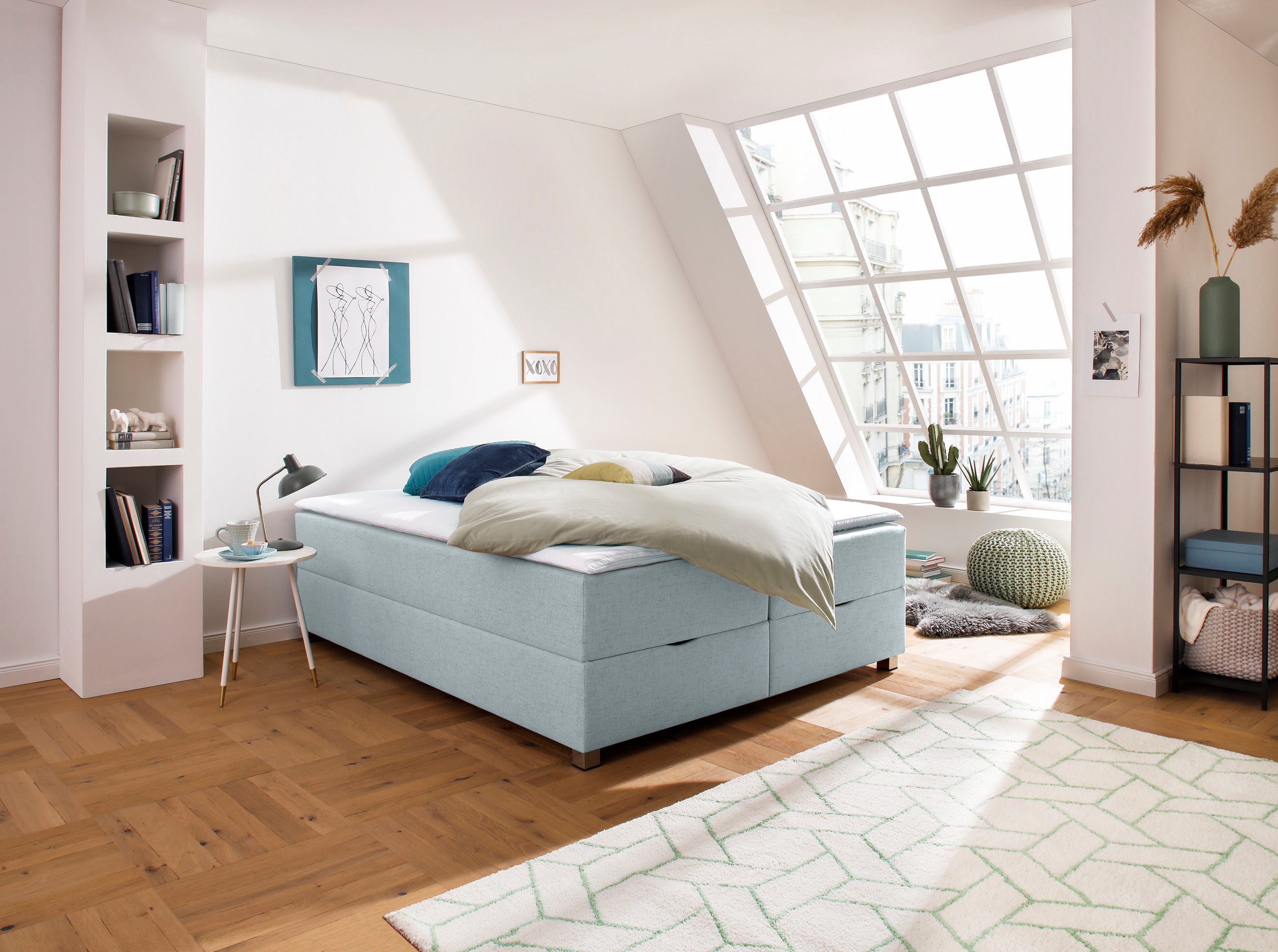INOSIGN Boxbett "Alexis", ohne Kopfteil - ideal für Räume mit Dachschrägen; günstig online kaufen