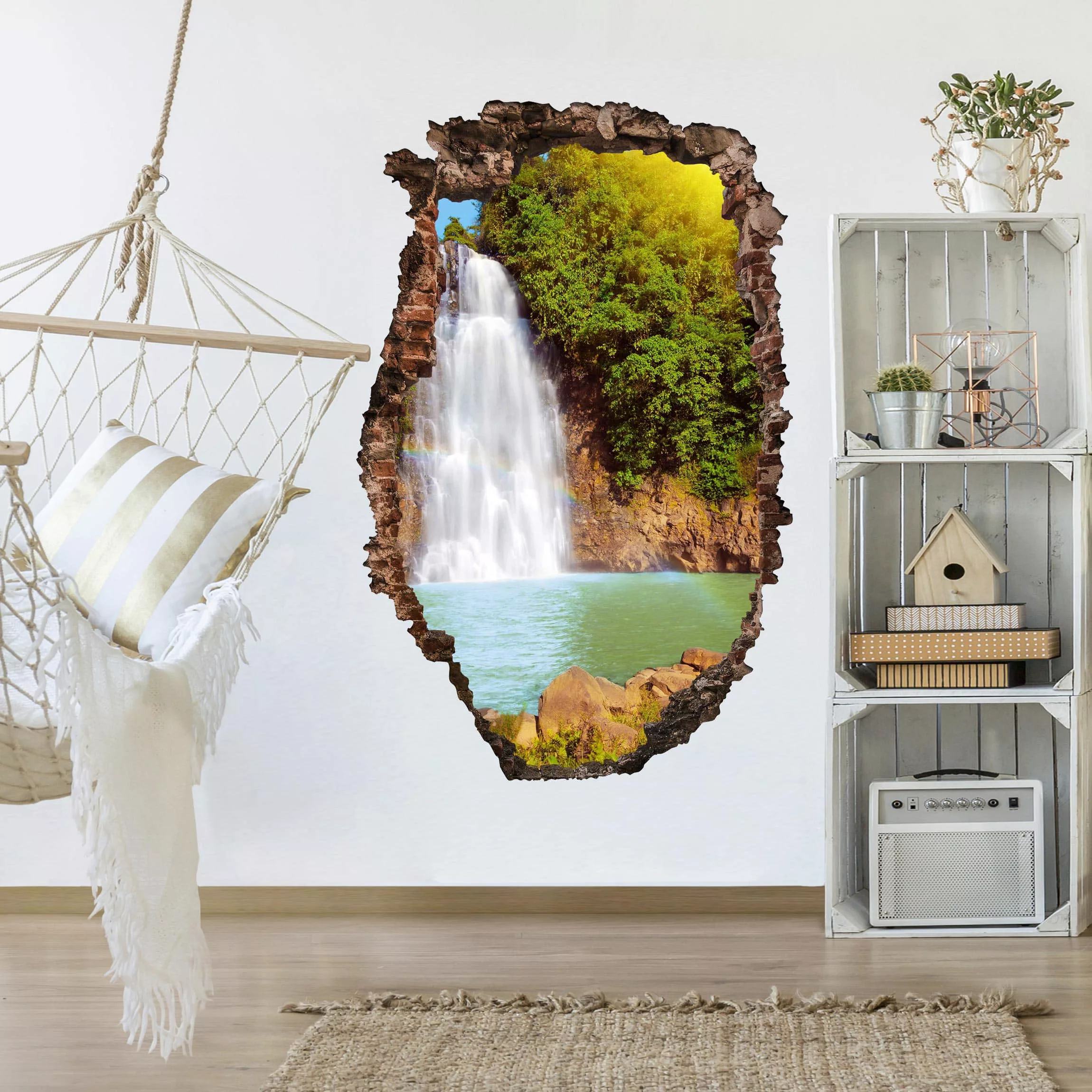 3D Wandtattoo Wasserfall Romantik günstig online kaufen