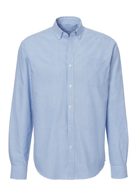 H.I.S Langarmhemd Regular-fit Oxfordhemd langarm mit Button-down-Kragen aus günstig online kaufen