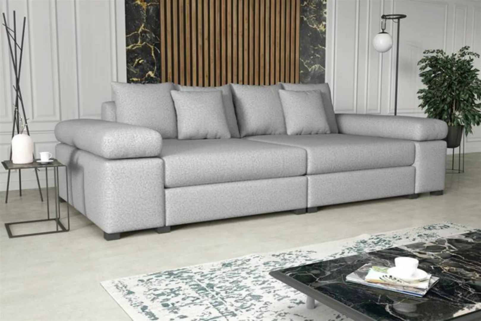 Fun Möbel Big-Sofa Couchgarnitur Megasofa Riesensofa AREZZO in Stoff, mit o günstig online kaufen