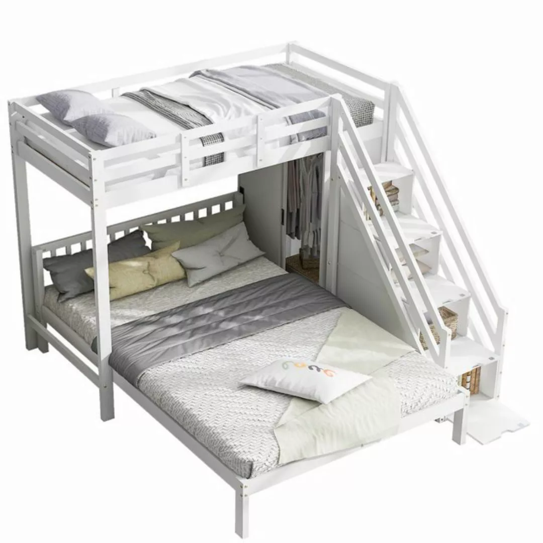 MODFU Etagenbett Multifunktionales Kinderbett (Multifunktionales Kinderbett günstig online kaufen