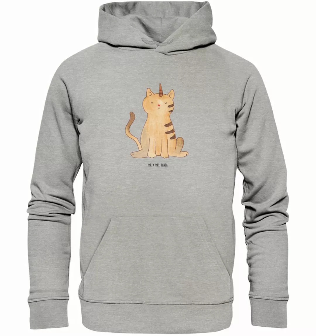 Mr. & Mrs. Panda Hoodie Größe S Einhorn Katze - Heather Grey - Geschenk, Fr günstig online kaufen