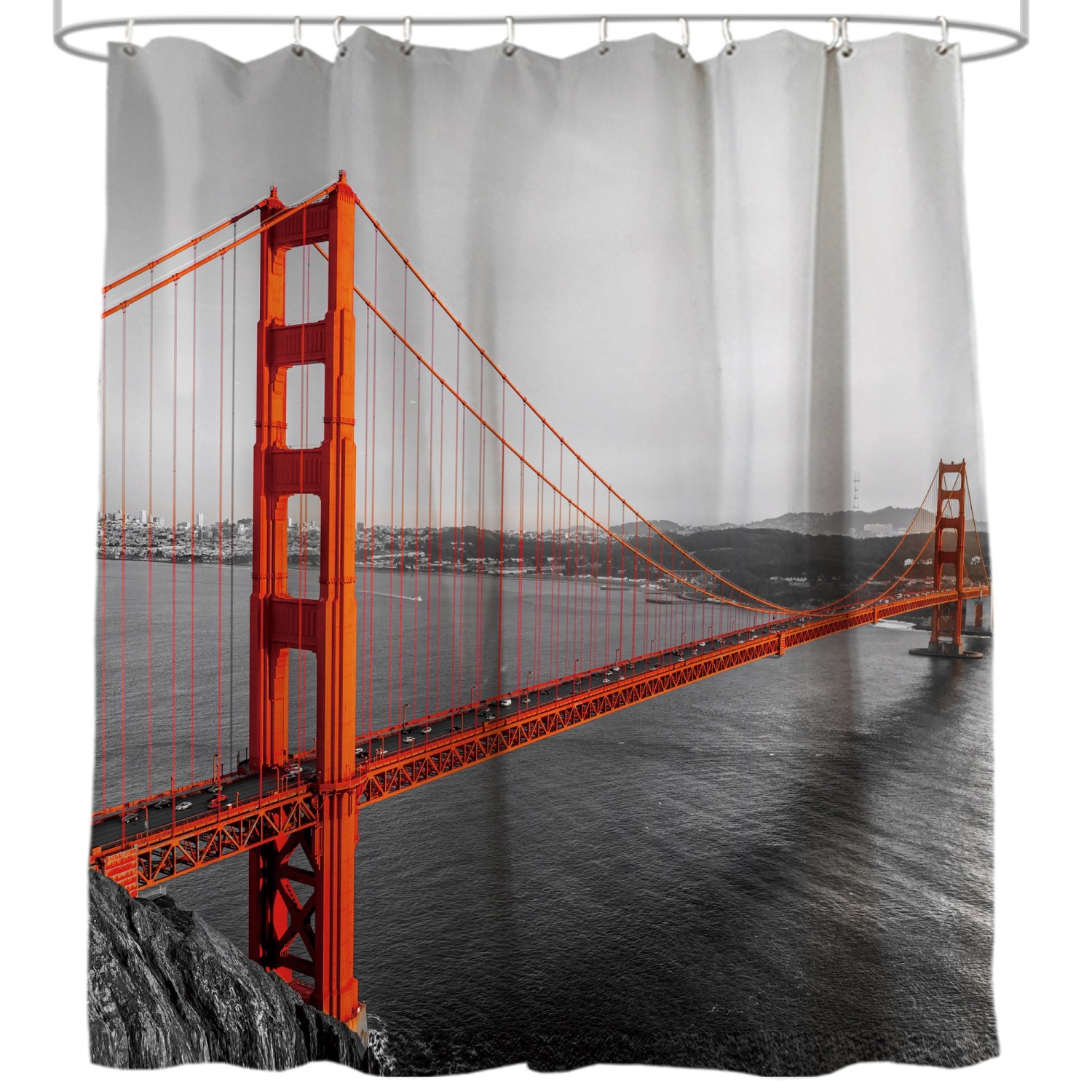 SANILO Duschvorhang San Francisco 180 x 200 cm günstig online kaufen