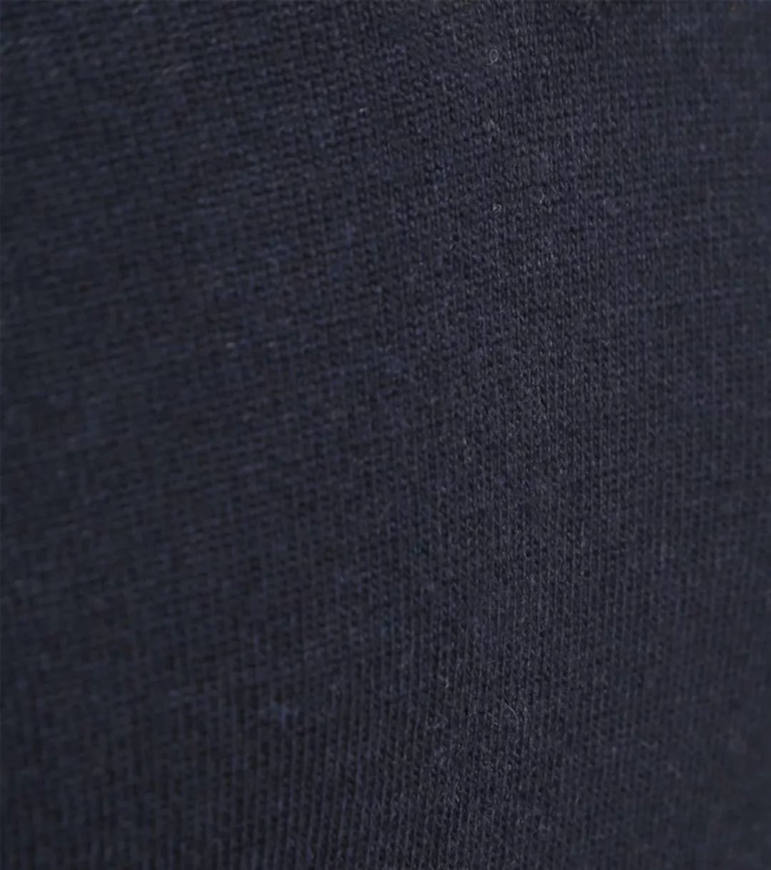 Gant Lammwolle Pullover Blau-Melange - Größe XXL günstig online kaufen