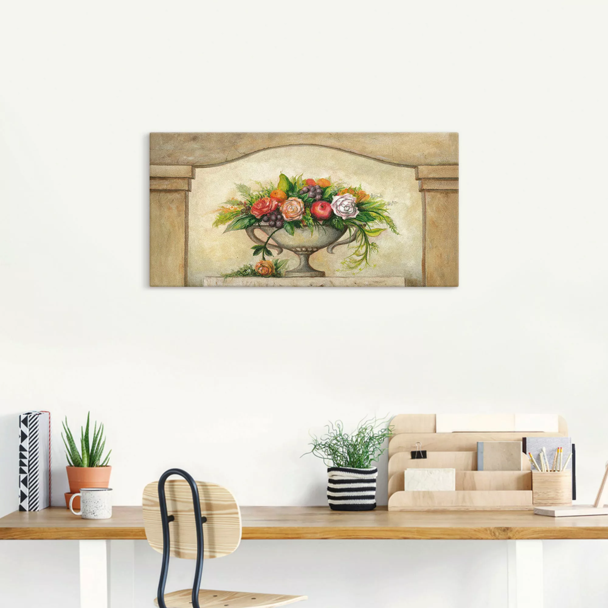 Artland Leinwandbild »Fresco Stillleben«, Arrangements, (1 St.) günstig online kaufen