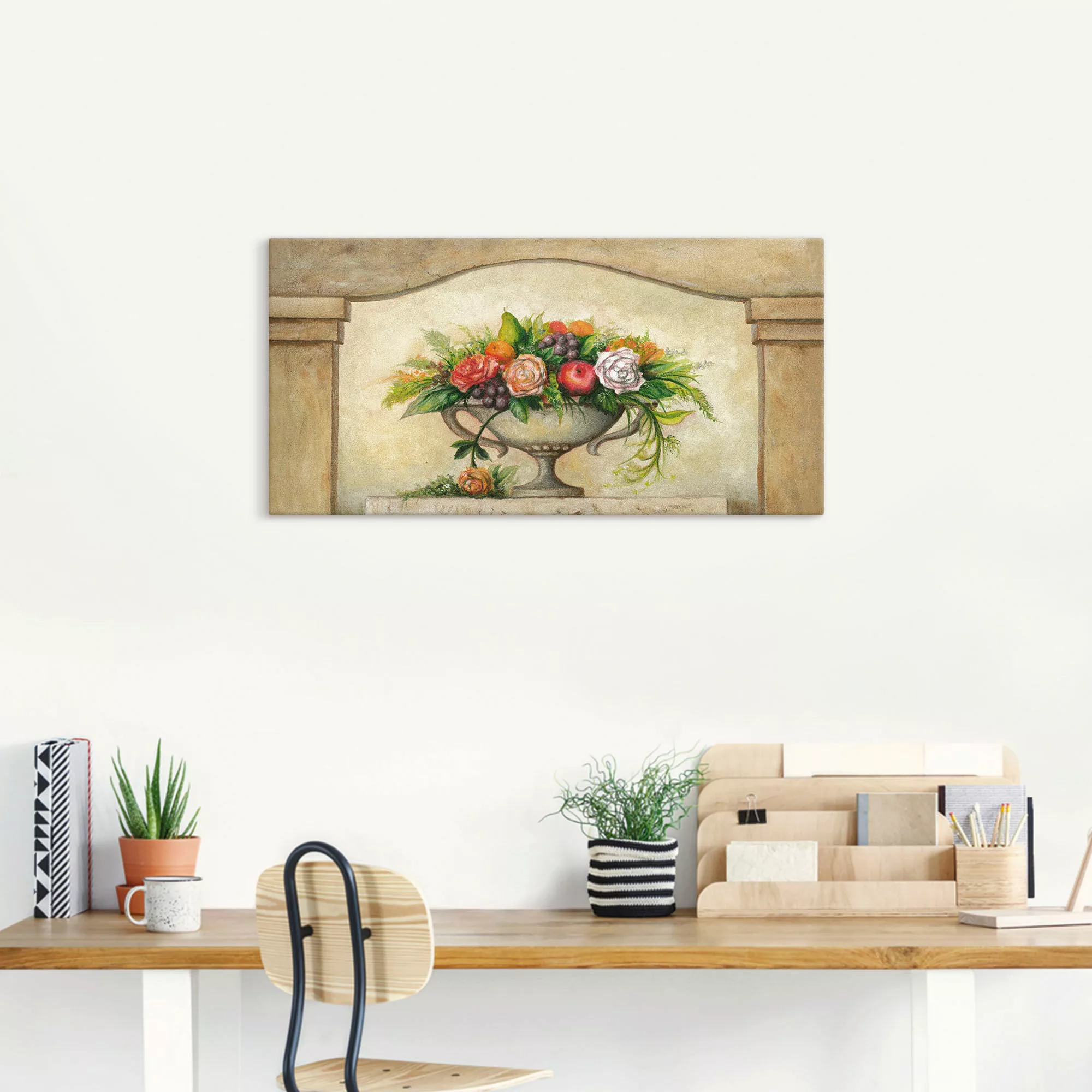 Artland Leinwandbild "Fresco Stillleben", Arrangements, (1 St.), auf Keilra günstig online kaufen