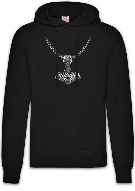 Urban Backwoods Hoodie Thor's Hammer Necklace Herren Hoodie Odin Mjölnir As günstig online kaufen