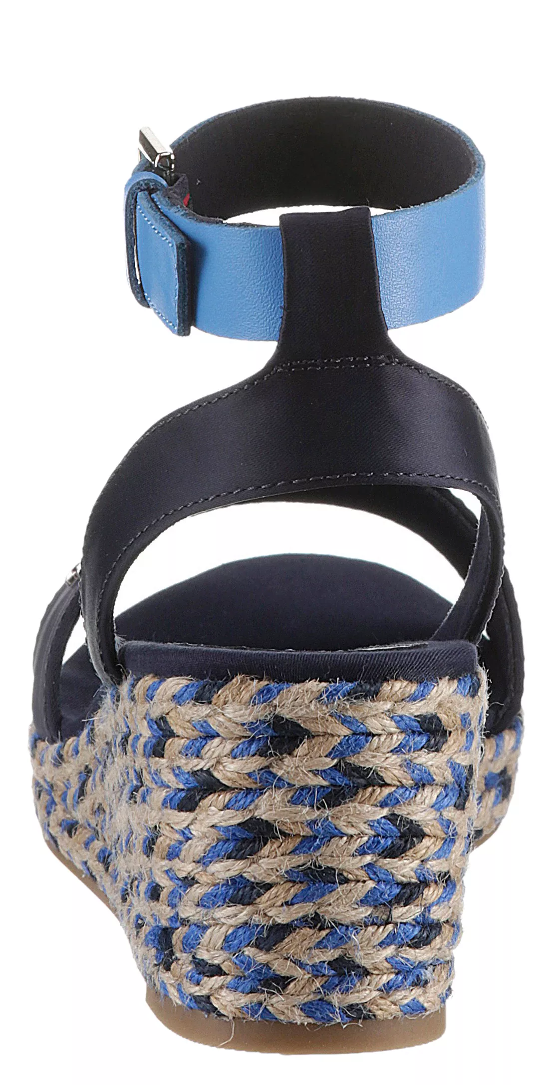 Tommy Hilfiger Colorful Wedge Satin Sandal Damen blau günstig online kaufen