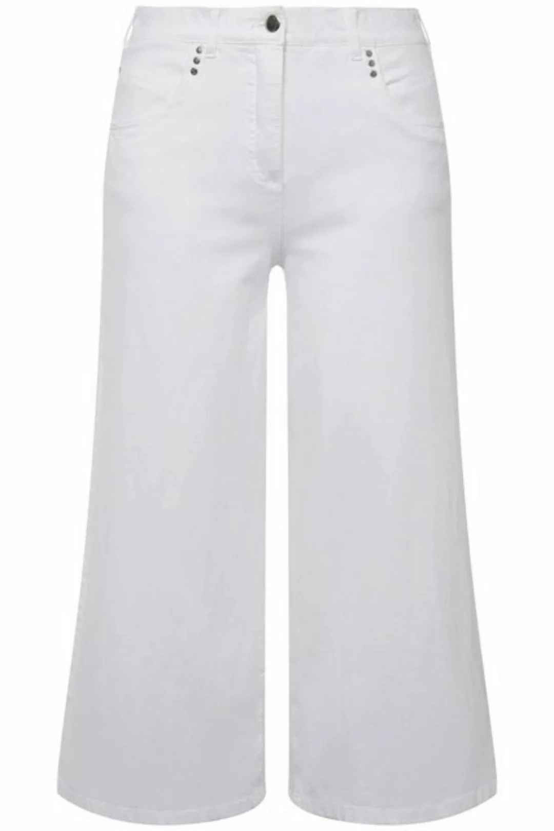 Ulla Popken Regular-fit-Jeans Jeans-Culotte wadenlang weites Bein Marleneho günstig online kaufen