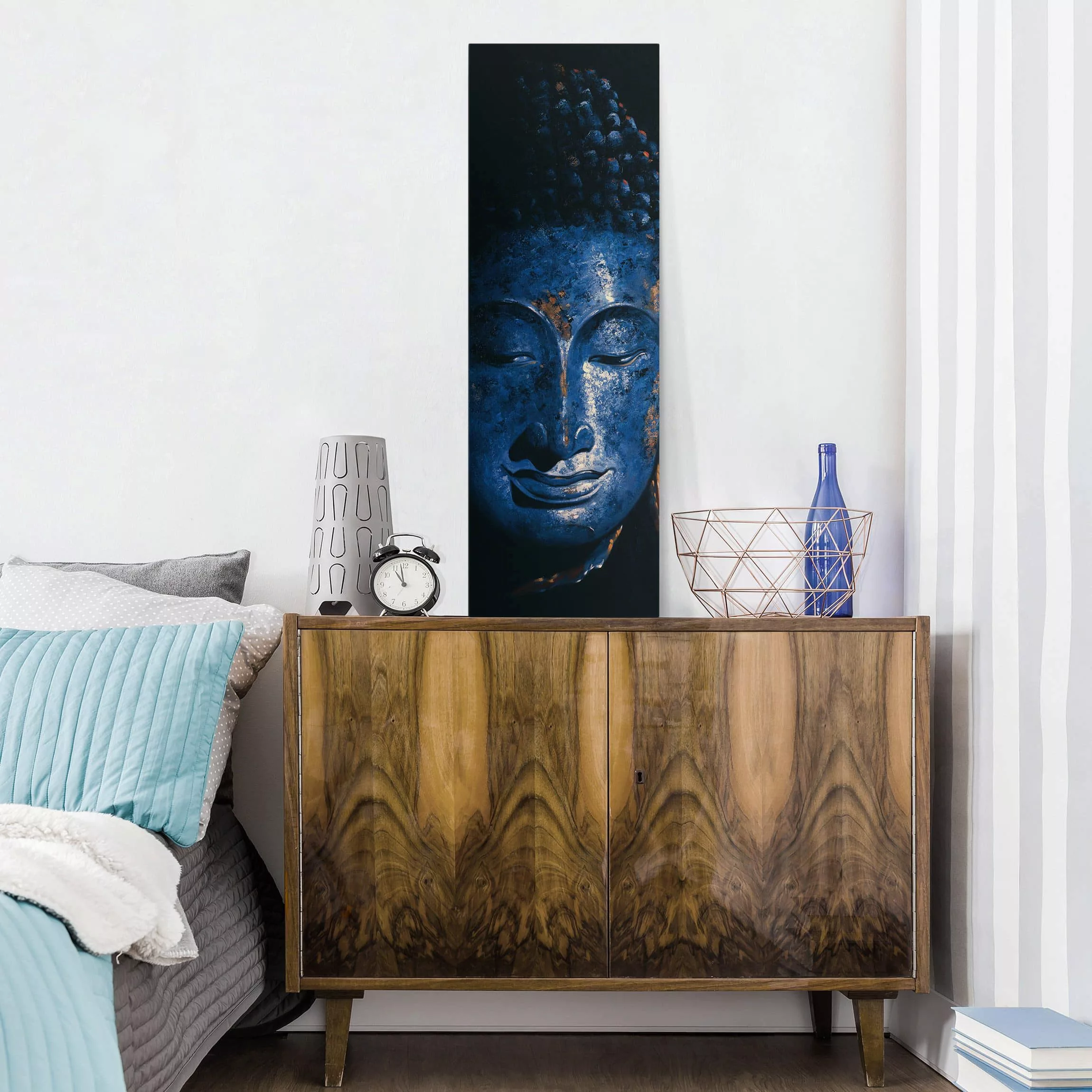 Leinwandbild Buddha - Hochformat Delhi Buddha günstig online kaufen