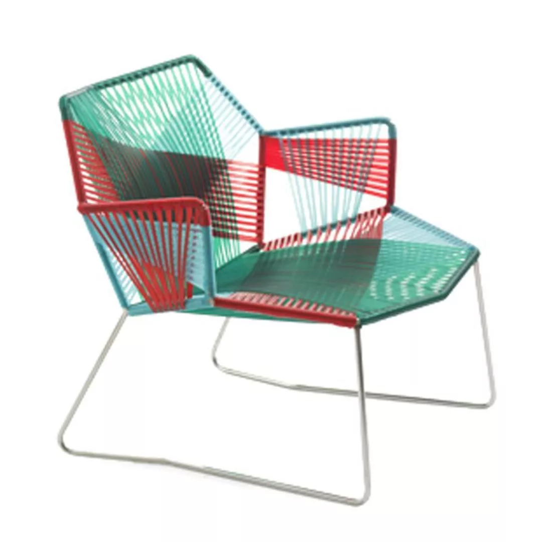 Moroso - Tropicalia Sessel mit Armlehnen - dschungel/Sitzfläche Polymer Kun günstig online kaufen