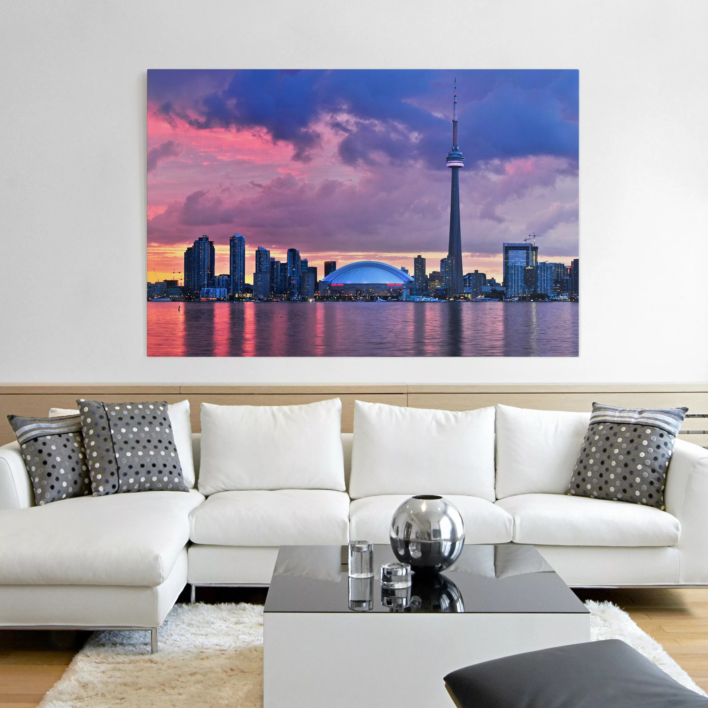 Leinwandbild Architektur & Skyline - Querformat Fascinating Toronto günstig online kaufen