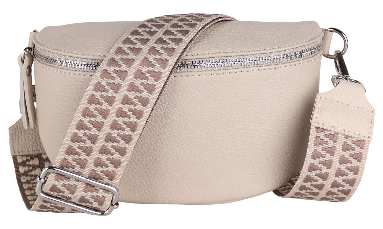 MIRROSI Bauchtasche mit GOLDENER Reißverschluss Damen, günstig online kaufen