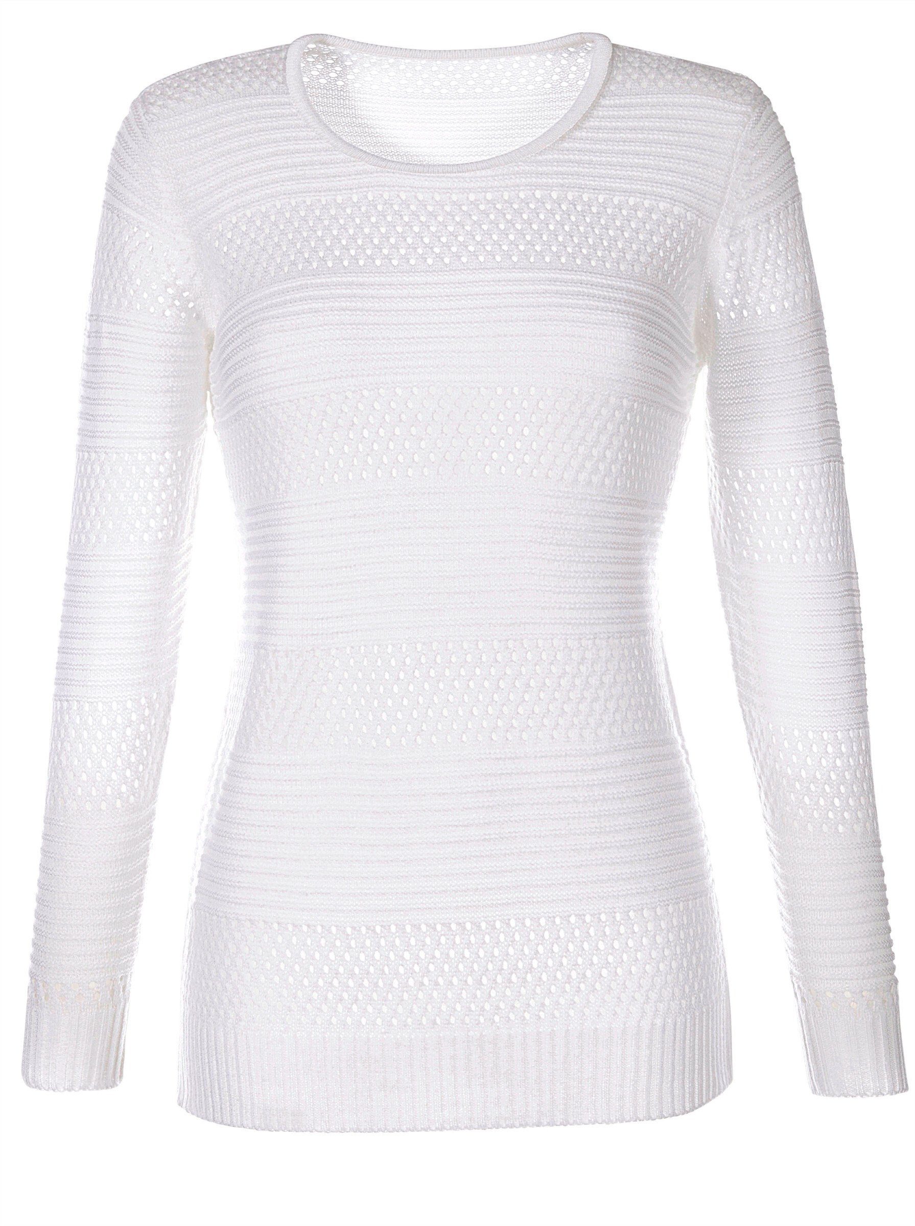 Sieh an! Strickpullover Rundhalspullover günstig online kaufen