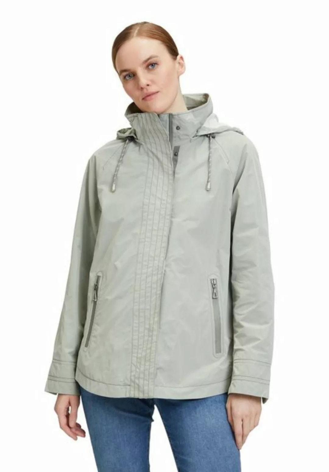 Amber & June Outdoorjacke mit Reißverschlusstaschen günstig online kaufen