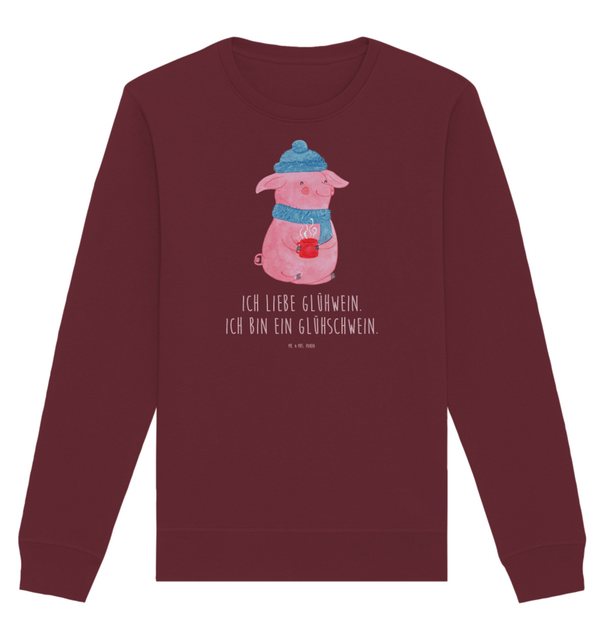 Mr. & Mrs. Panda Longpullover Größe S Schwein Glühwein - Burgundy - Geschen günstig online kaufen