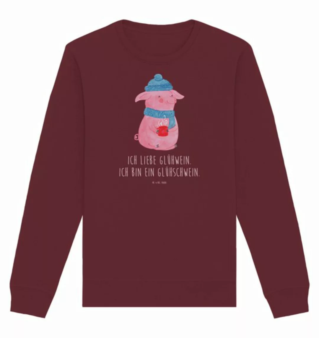 Mr. & Mrs. Panda Longpullover Schwein Glühwein Größe S - Burgundy - Geschen günstig online kaufen