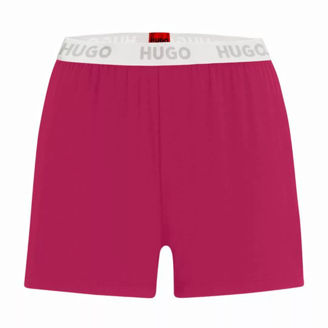 HUGO Pyjamashorts Unite Shorts mit sichtbarem Bund mit Marken-Logos günstig online kaufen