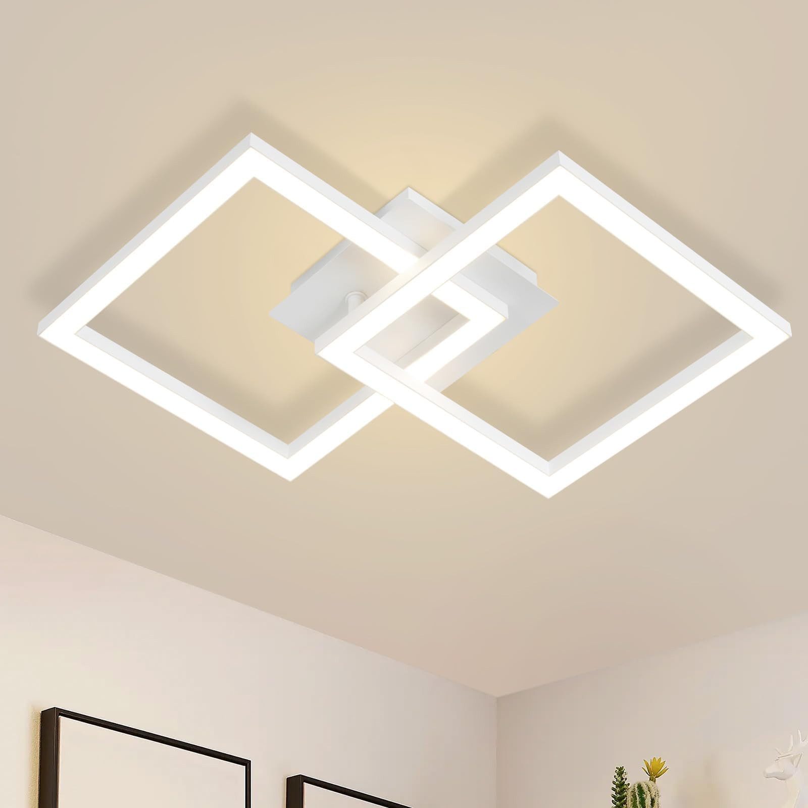 Nettlife LED Deckenleuchte Flur Schwarz Geometrisch günstig online kaufen