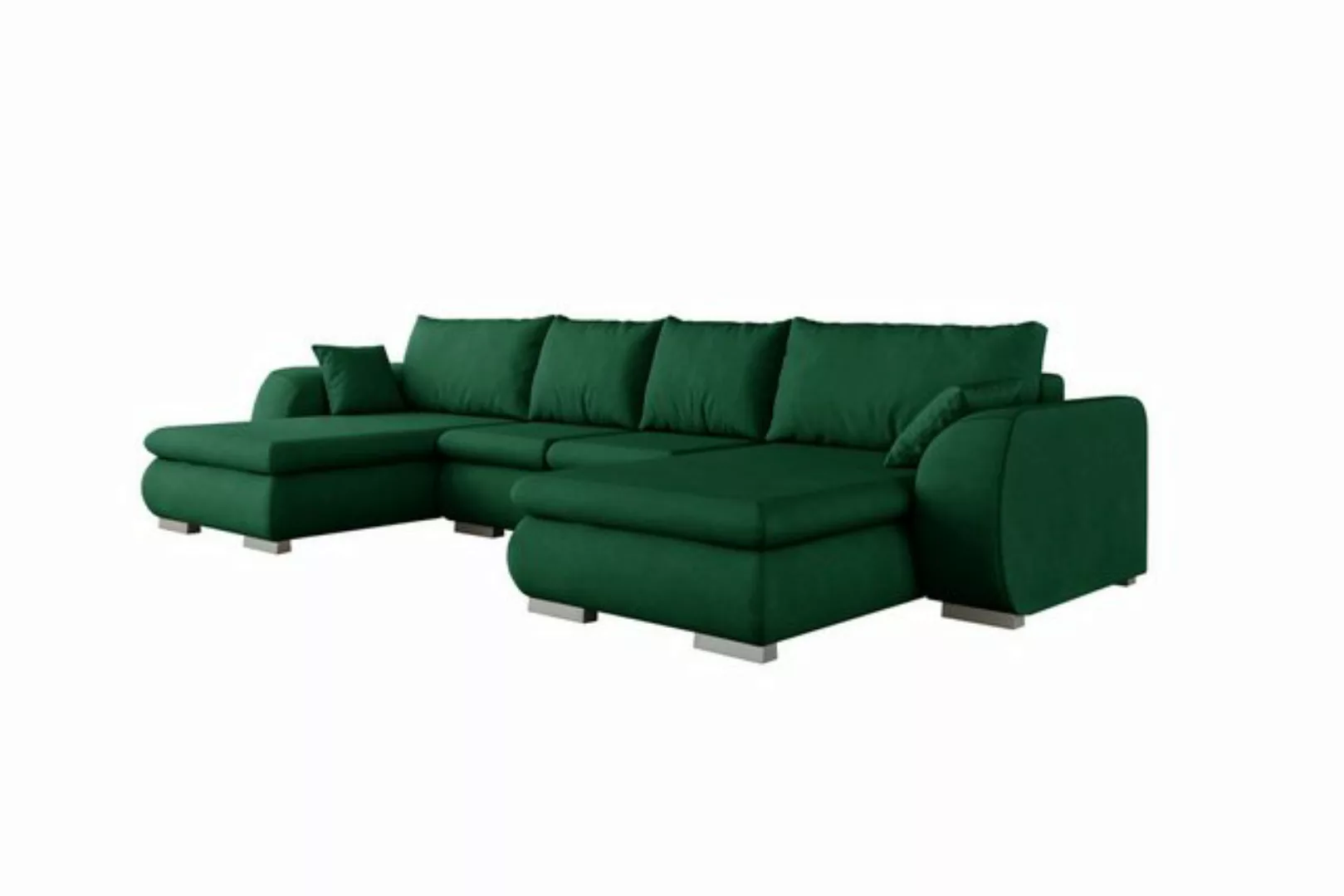 99rooms Wohnlandschaft Clemens, Sofa, U-Form, Wellenfederung günstig online kaufen