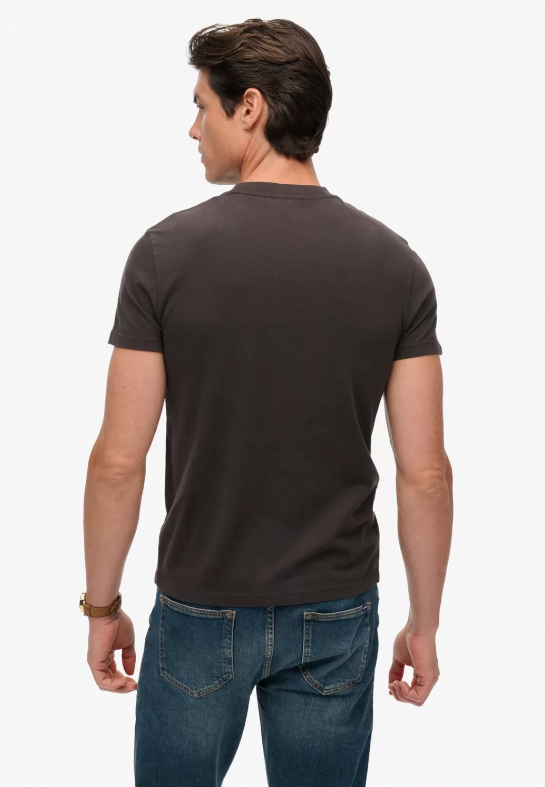 Superdry Rundhalsshirt "ESSENTIAL LOGO EMB TEE" günstig online kaufen