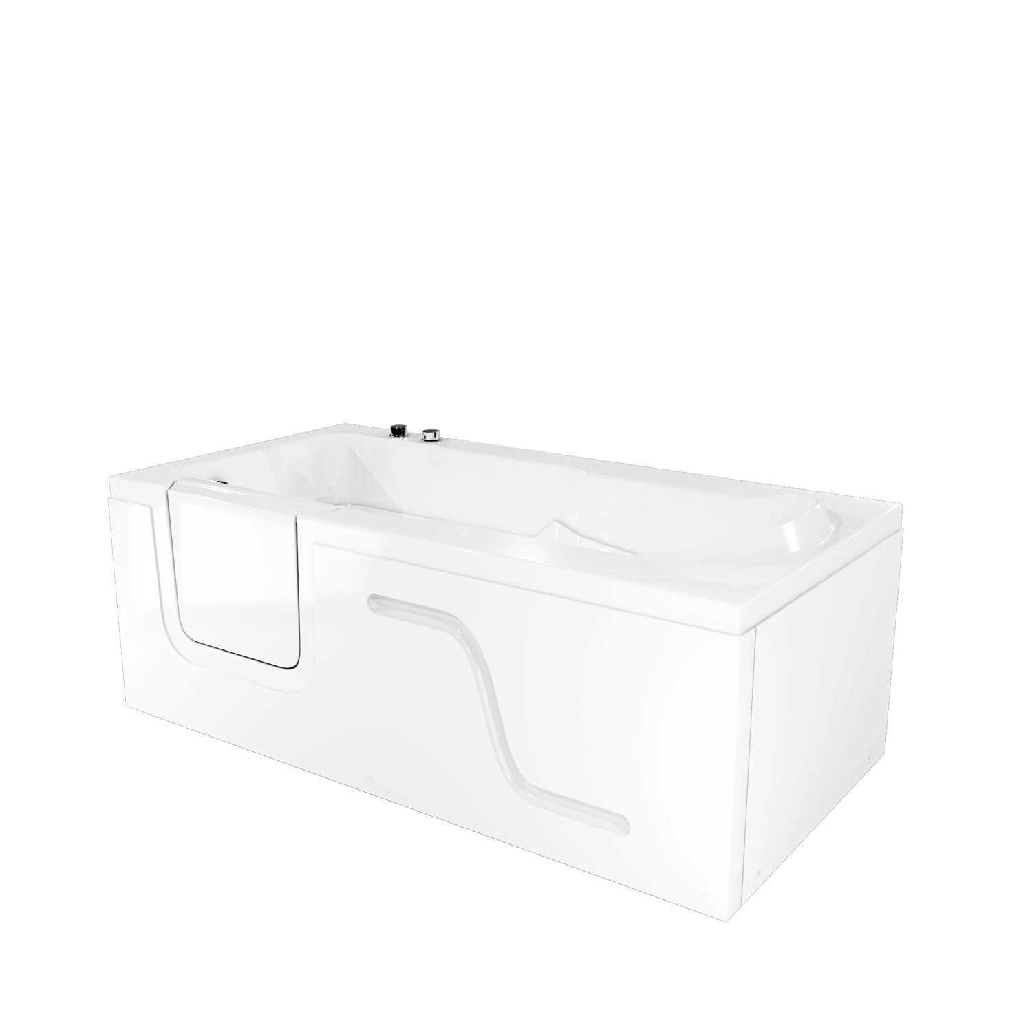 AcquaVapore Whirlpool Seniorenwanne mit Tür S17-WP-R 75x150cm ohne Armatur günstig online kaufen