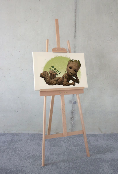 Komar Leinwandbild »Keilrahmenbild - Groot Poot - Größe 60 x 40 cm«, Disney günstig online kaufen