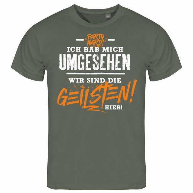 deinshirt Print-Shirt Herren T-Shirt Ich habe mich umgesehen wir sind die G günstig online kaufen