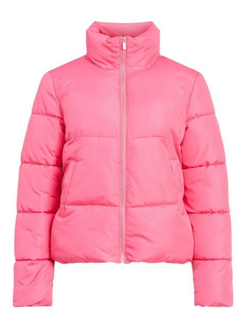 Vila Winterjacke Kurze Puffer Stepp Jacke mit Stehkragen VITATE 6129 in Pin günstig online kaufen