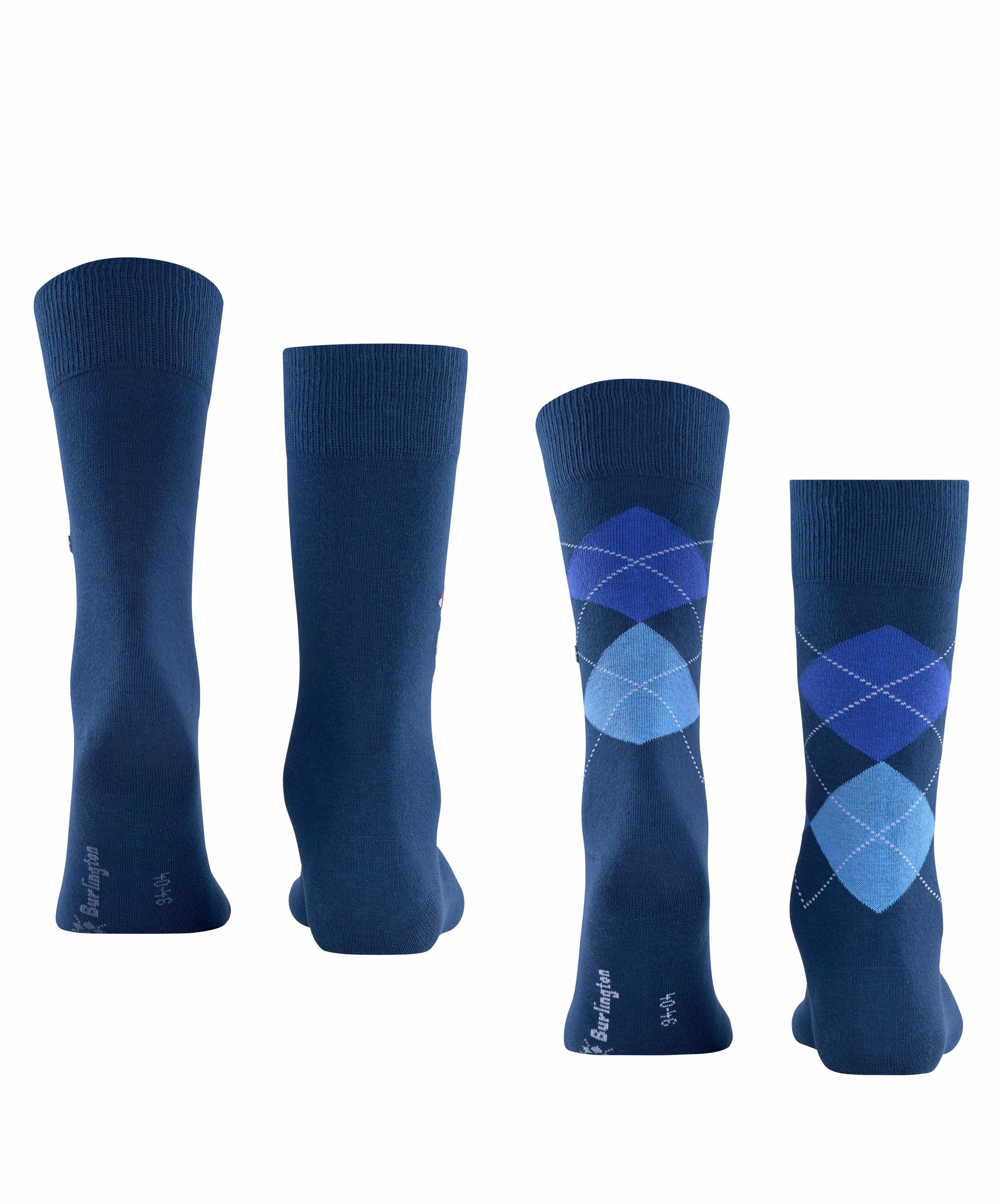 Burlington Everyday X-Mas Herren Socken, 40-46, Mehrfarbig, Argyle, Baumwol günstig online kaufen