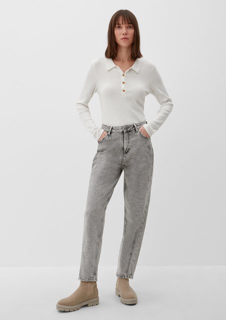 s.Oliver 7/8-Jeans Relaxed: Jeans-Hose mit Ankle leg Waschung günstig online kaufen