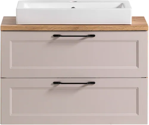 welltime Waschtisch »Lana«, Badmöbel inkl. Waschbecken, 80 cm breit günstig online kaufen