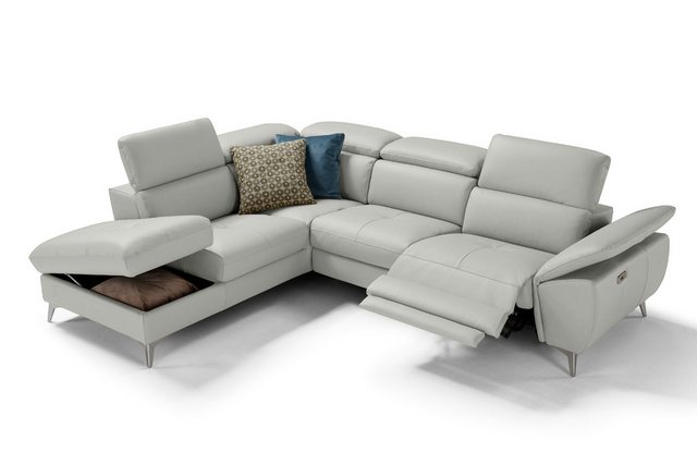 moebeloutlet.de Ecksofa Zürich Ledersofa, mit Relaxfunktion günstig online kaufen