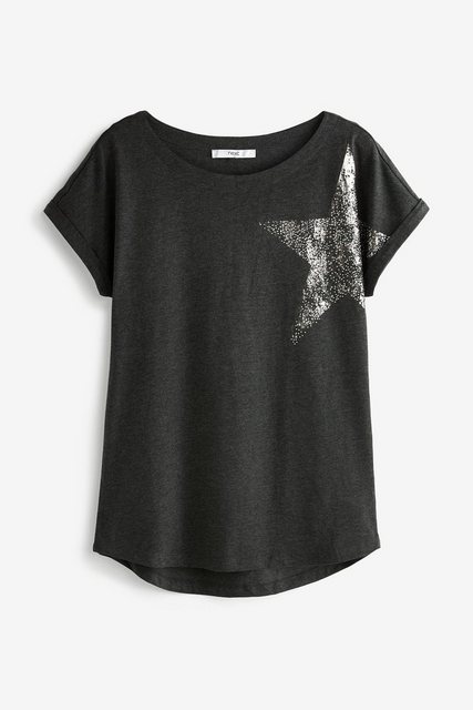 Next T-Shirt T-Shirt mit geschwungenem Saum (1-tlg) günstig online kaufen