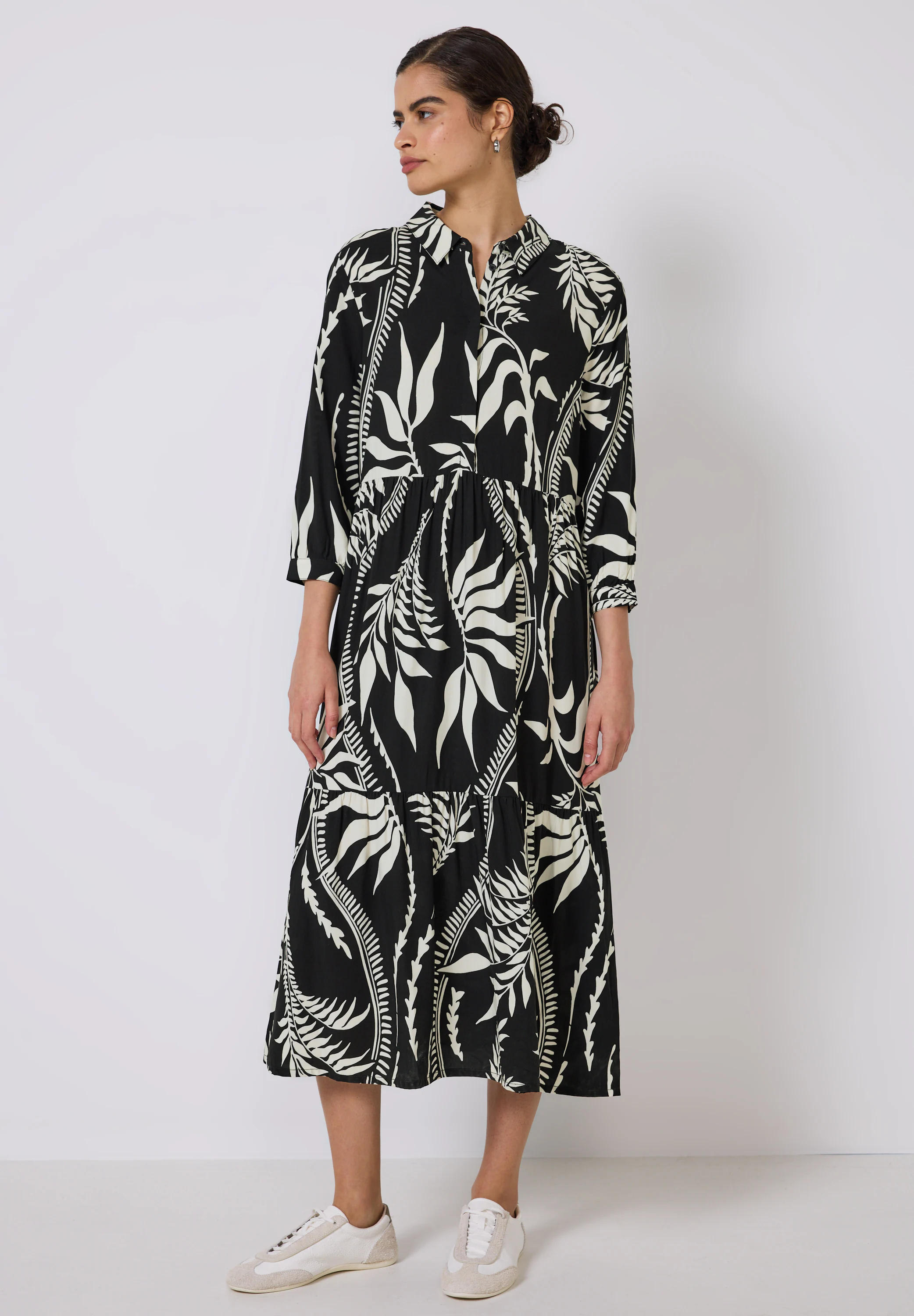 STREET ONE STUDIO Midikleid, aus Viskose günstig online kaufen