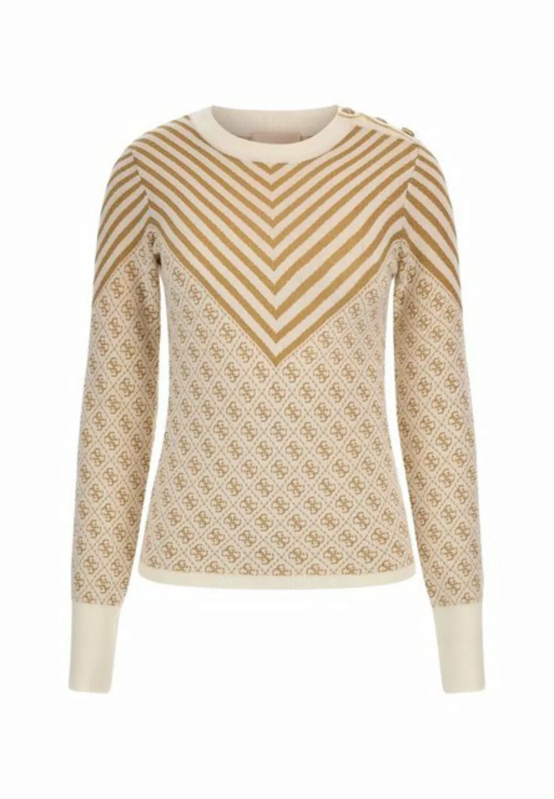 Guess Strickpullover Pullover Renee Strickpullover R-Neck (1-tlg) günstig online kaufen