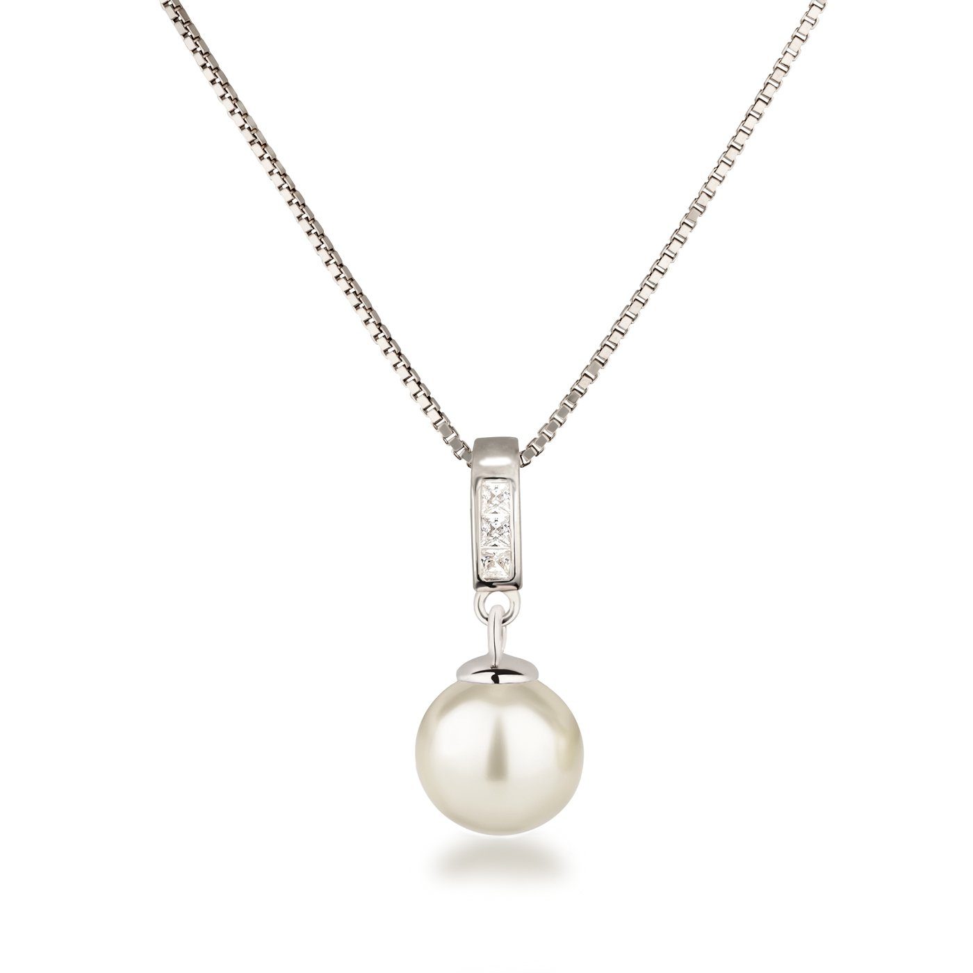 Schöner-SD Kette mit Anhänger Silberkette mit günstig online kaufen