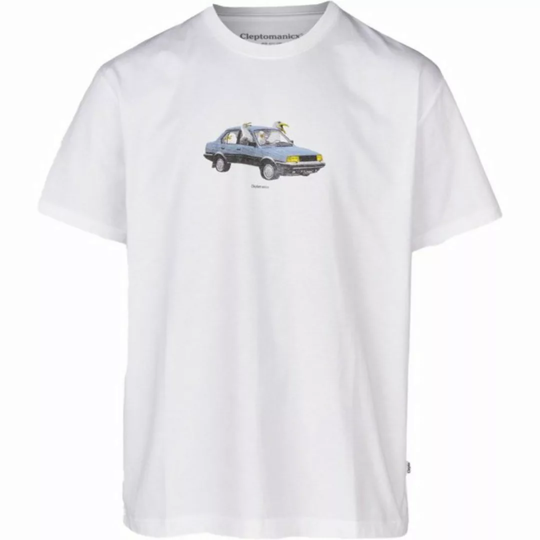 Cleptomanicx T-Shirt Carsharing - white günstig online kaufen