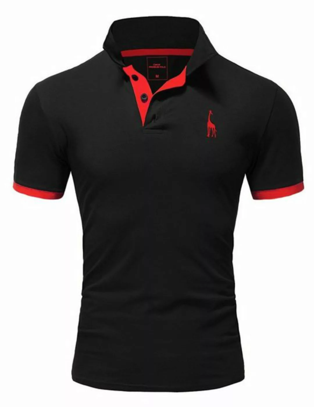 REPUBLIX Poloshirt JOSEPH Herren Basic Kurzarm Kontrast Polo Hemd günstig online kaufen